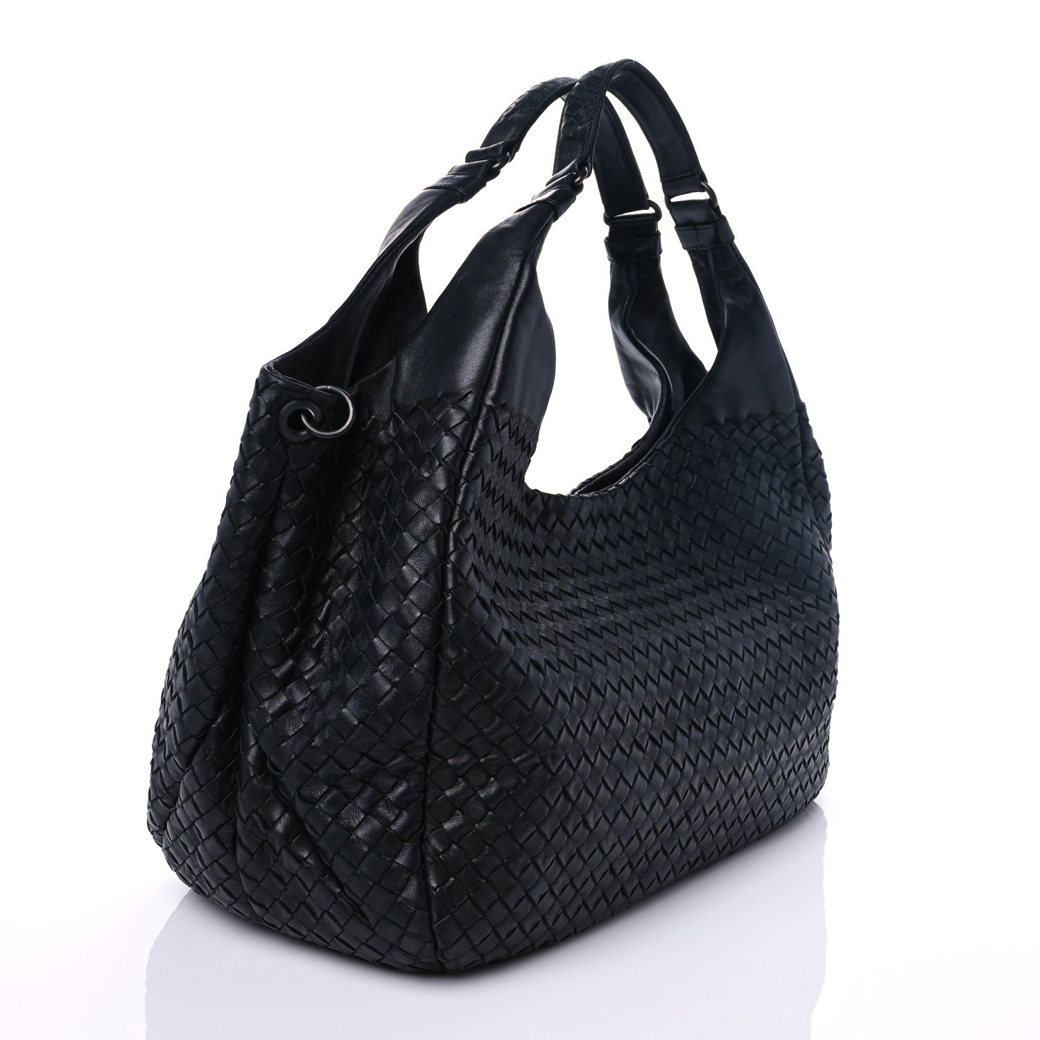 Bottega Veneta Nappa Intrecciato Large Campana Black 2 of 6