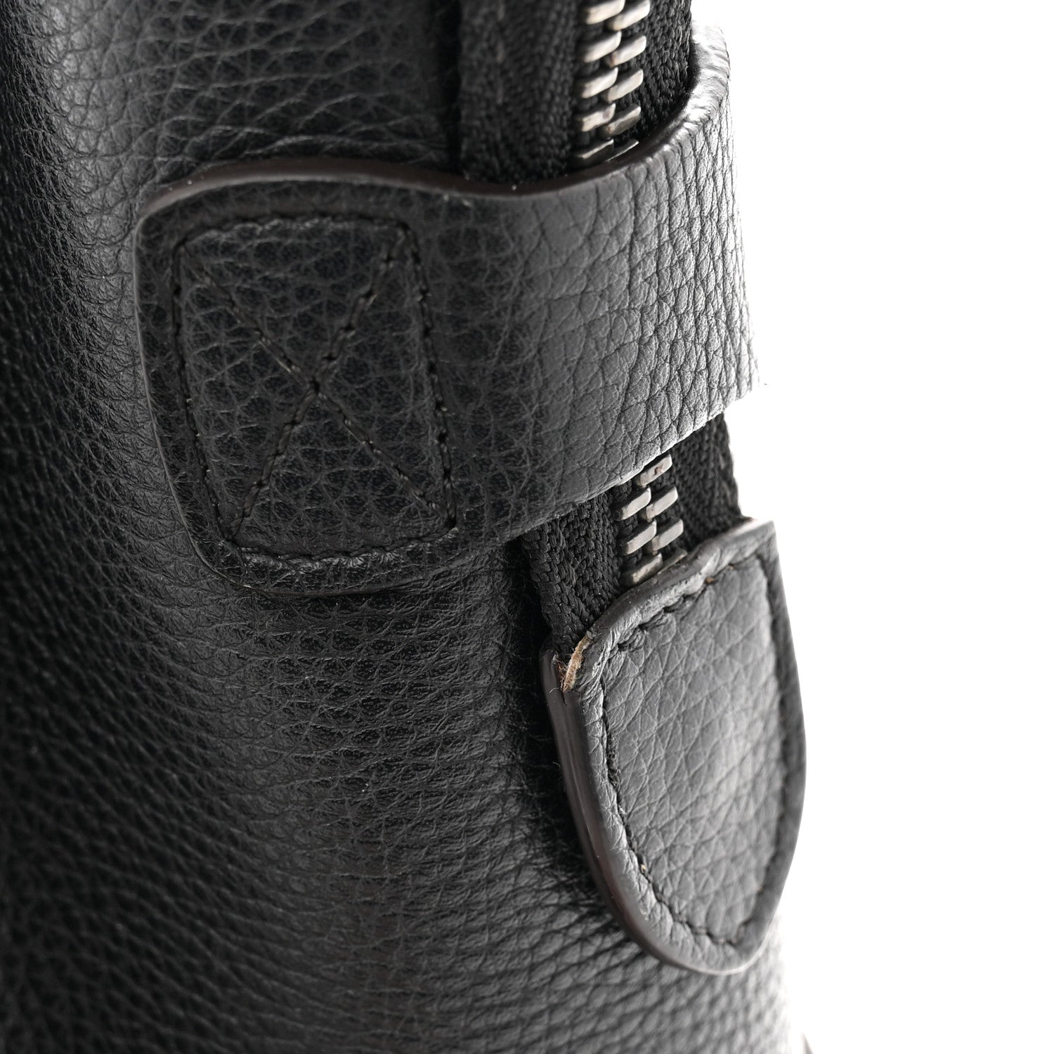 Celine Drummed Calfskin Micro Luggage Black 10 of 10
