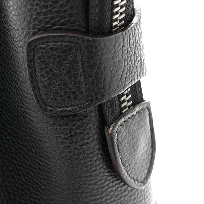 Celine Drummed Calfskin Micro Luggage Black 10 of 10