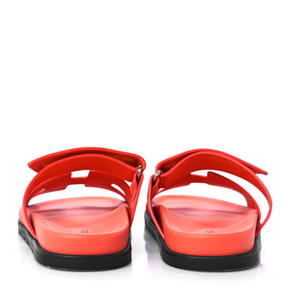 Hermes Epsom Womens Chypre Sandals 39 Rose Sorbet 5 of 10