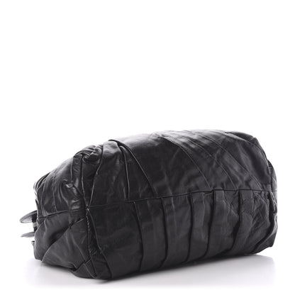 Valentino Garavani Lambskin Pleated Frame Tote Black 4 of 10