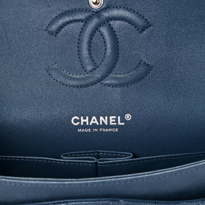 Chanel Caviar Quilted Medium Double Flap Grey 5 of 12