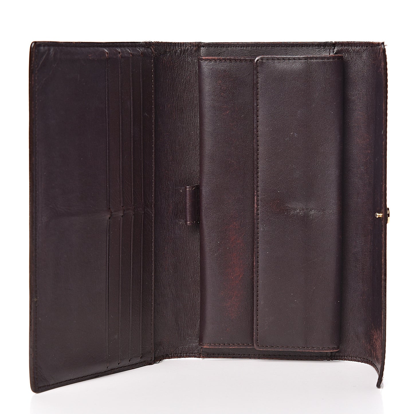 Vernis Porte Tresor International Wallet Amarante