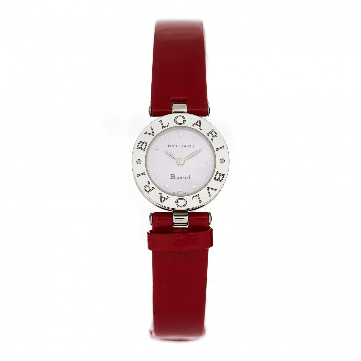 Stainless Steel Calfskin Mother of Pearl 22mm B.Zero1 Quartz Watch