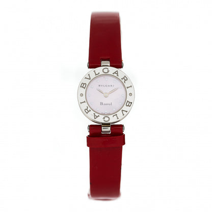 Bulgari Stainless Steel Calfskin Mother of Pearl 22mm B.Zero1 Quartz Watch 1 of 4