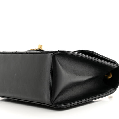 Chanel Shiny Lambskin Quilted Mini Flap Black 10 of 11