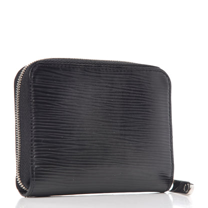 Louis Vuitton Epi Zippy Coin Purse Black 3 of 7