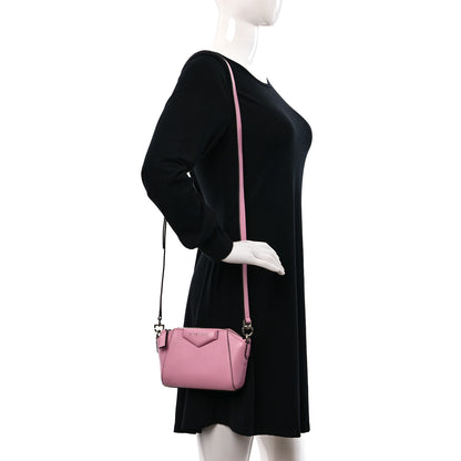 Givenchy Sugar Goatskin Nano Antigona Bright Pink 3 of 10
