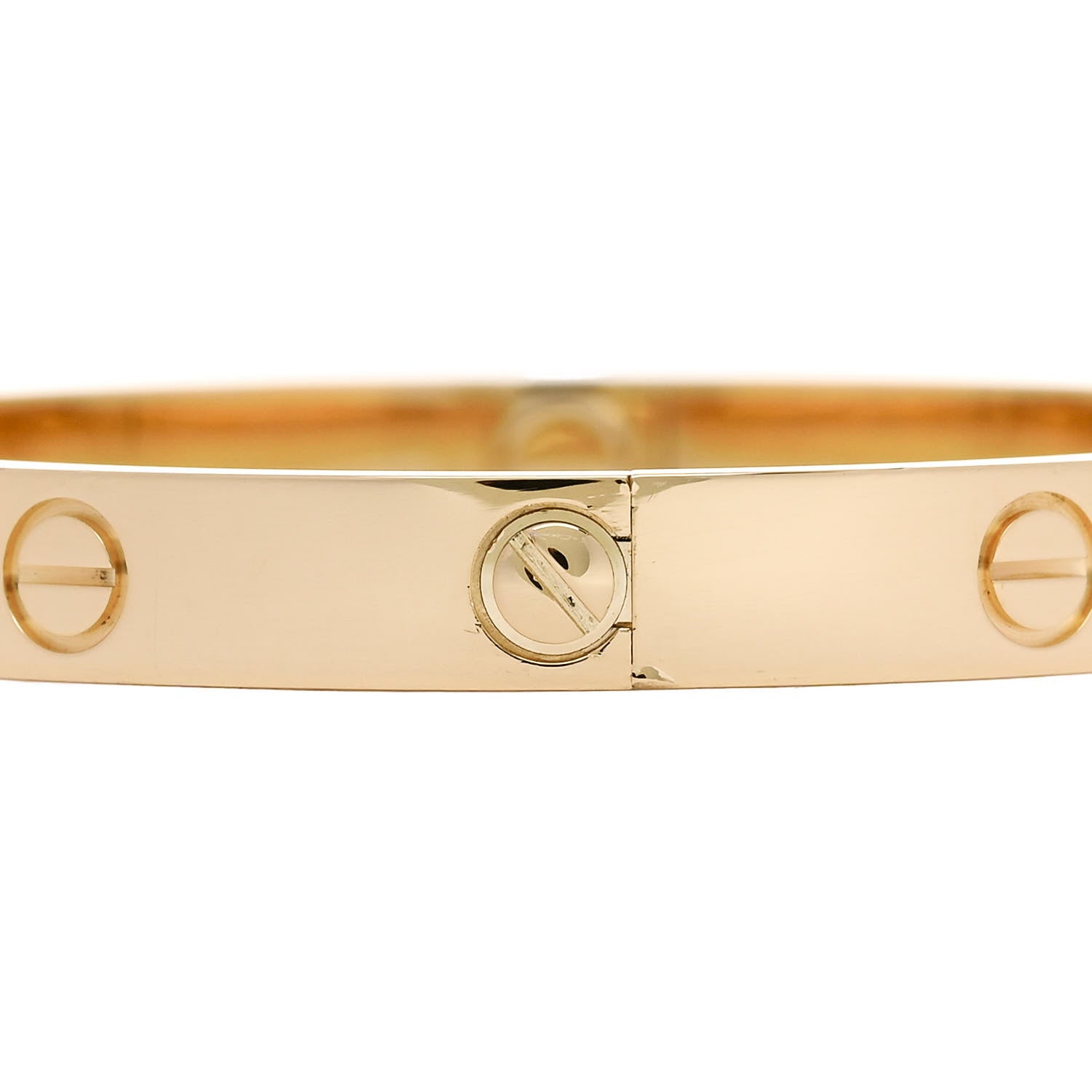 Cartier 18K Yellow Gold LOVE Bracelet 17 4 of 9