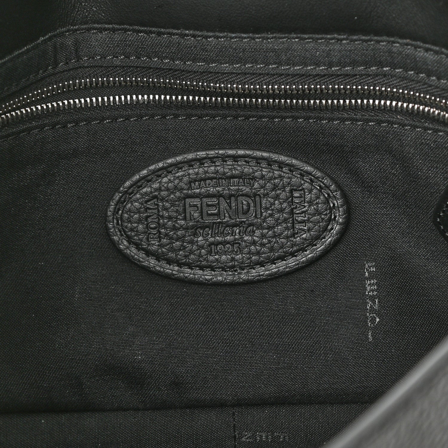 Fendi Cuoio Romano Selleria Belt Baguette Bag Black 6 of 9