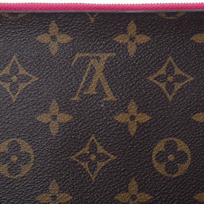 Louis Vuitton Monogram Neverfull MM GM Pochette Fuchsia 17 of 18