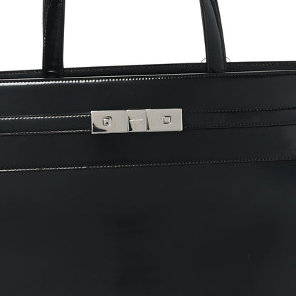 Saint Laurent Abrasivato Oxford Large Manhattan Shopper Tote Black 8 of 10