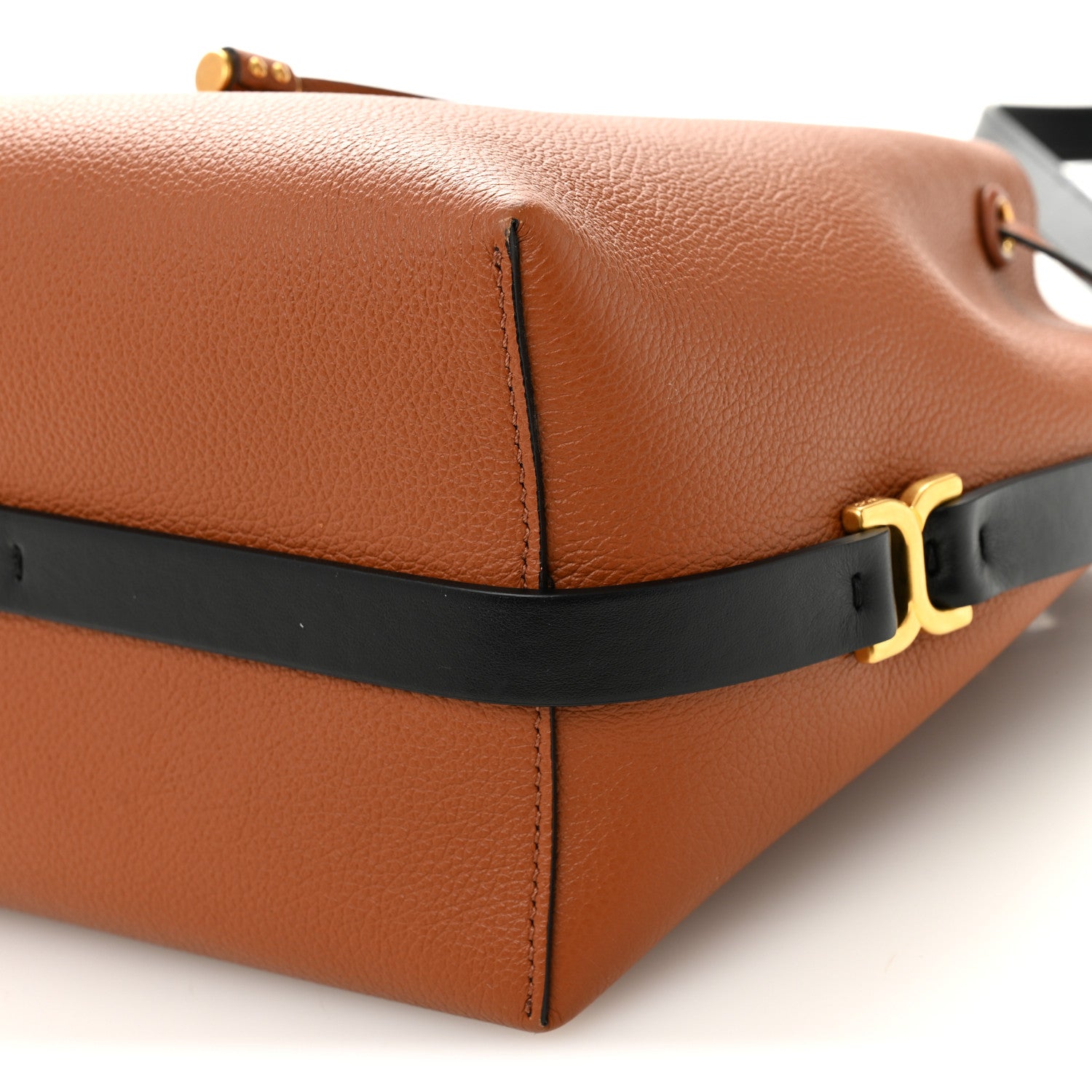 Chloe Grained Calfskin Marcie Bucket Bag Tan 10 of 11