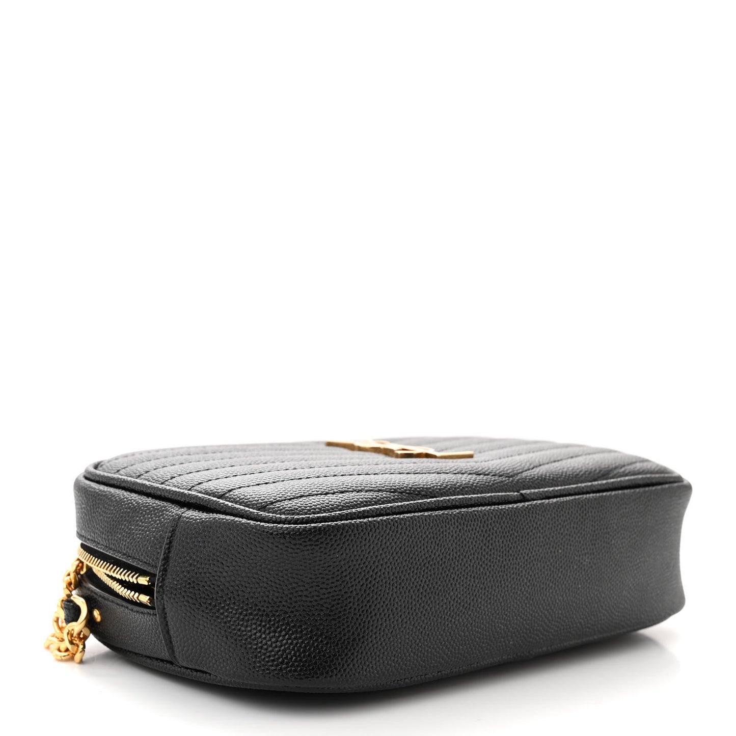 Grain De Poudre Matelasse Monogram Mini Lou Camera Bag Black