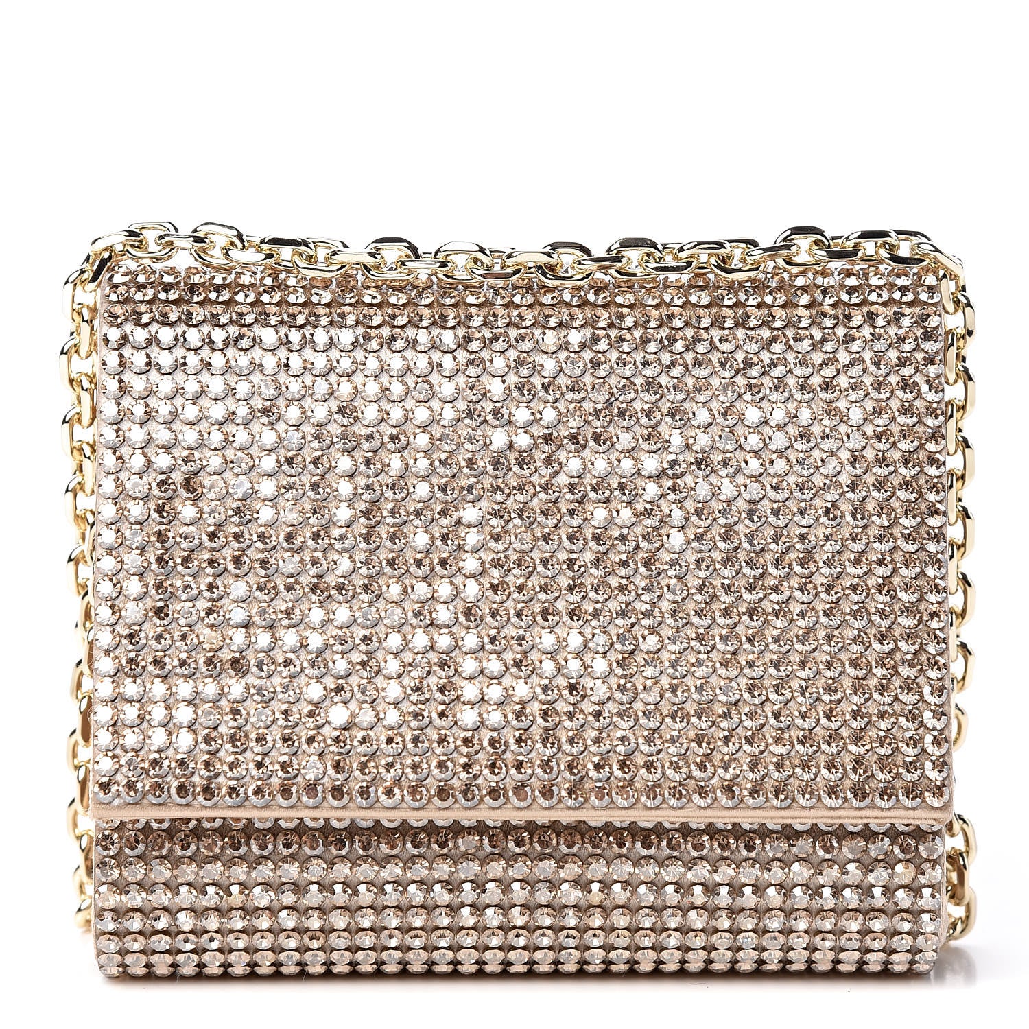 Judith Leiber Swarovski Crystal Micro Fizzy Clutch Prosecco 1 of 11