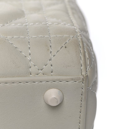 Christian Dior Ultra Matte Calfskin Cannage Mini Lady Dior White 19 of 20