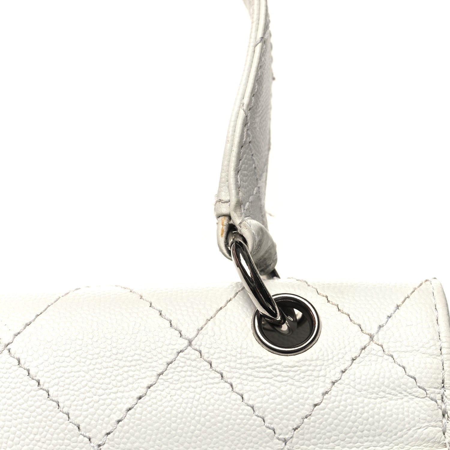 Chanel Caviar Quilted Envelope Flap White 13 of 13