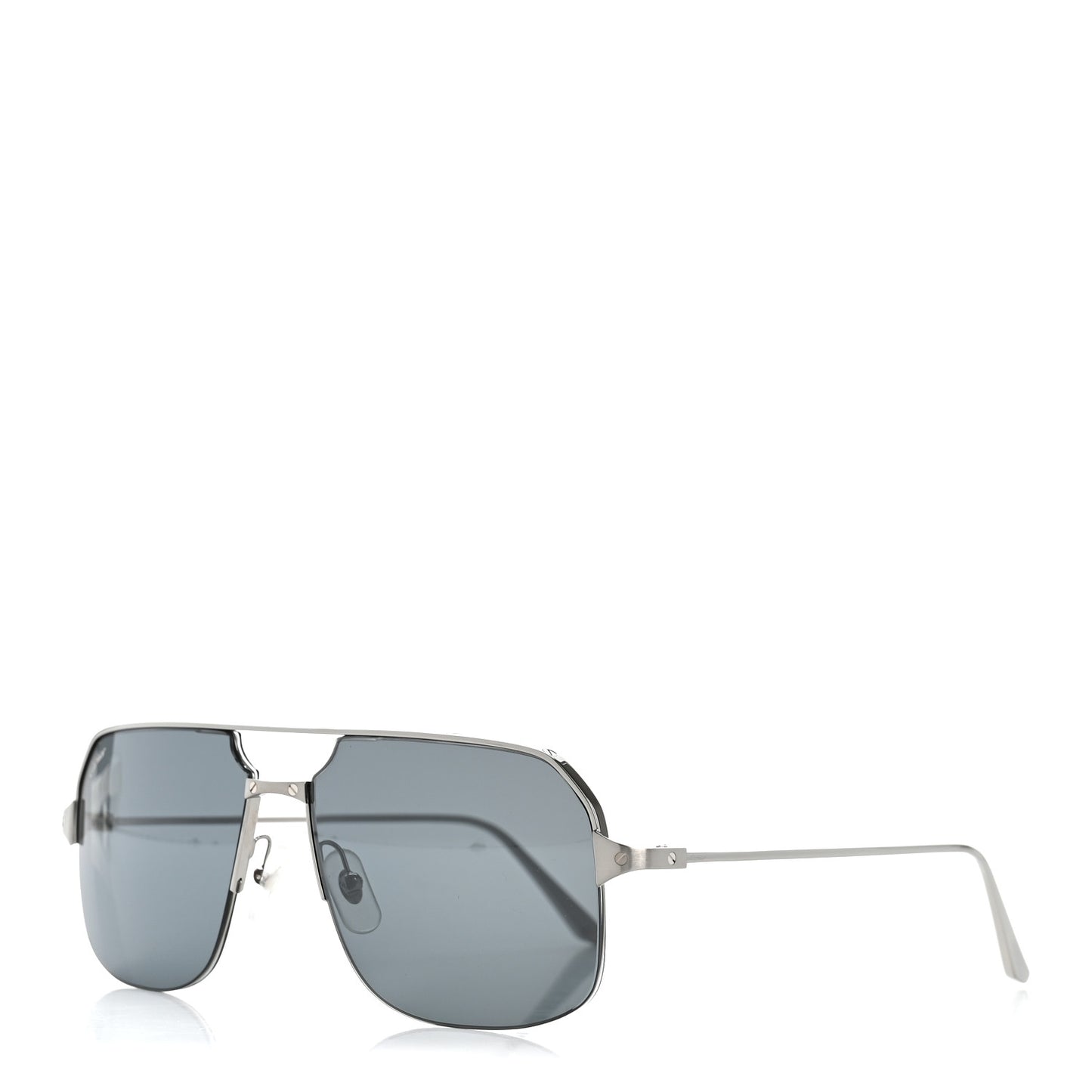 Metal Santos De Cartier Aviator Sunglasses CT0230S Silver