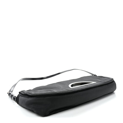 Christian Dior Nylon Malice Shoulder Bag Black 4 of 10