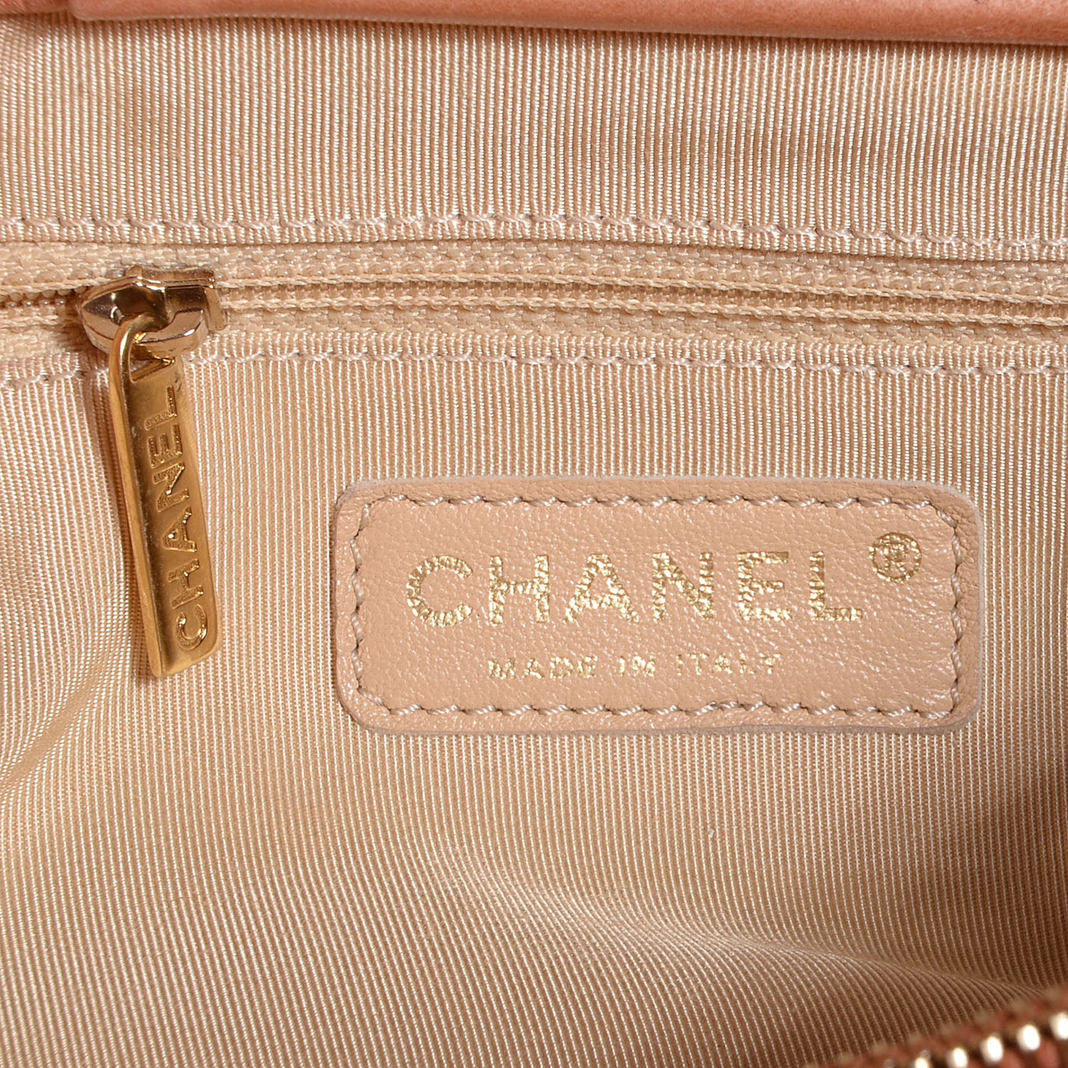 Chanel Calfskin Small In The Mix Shopping Tote Light Red 6 of 7