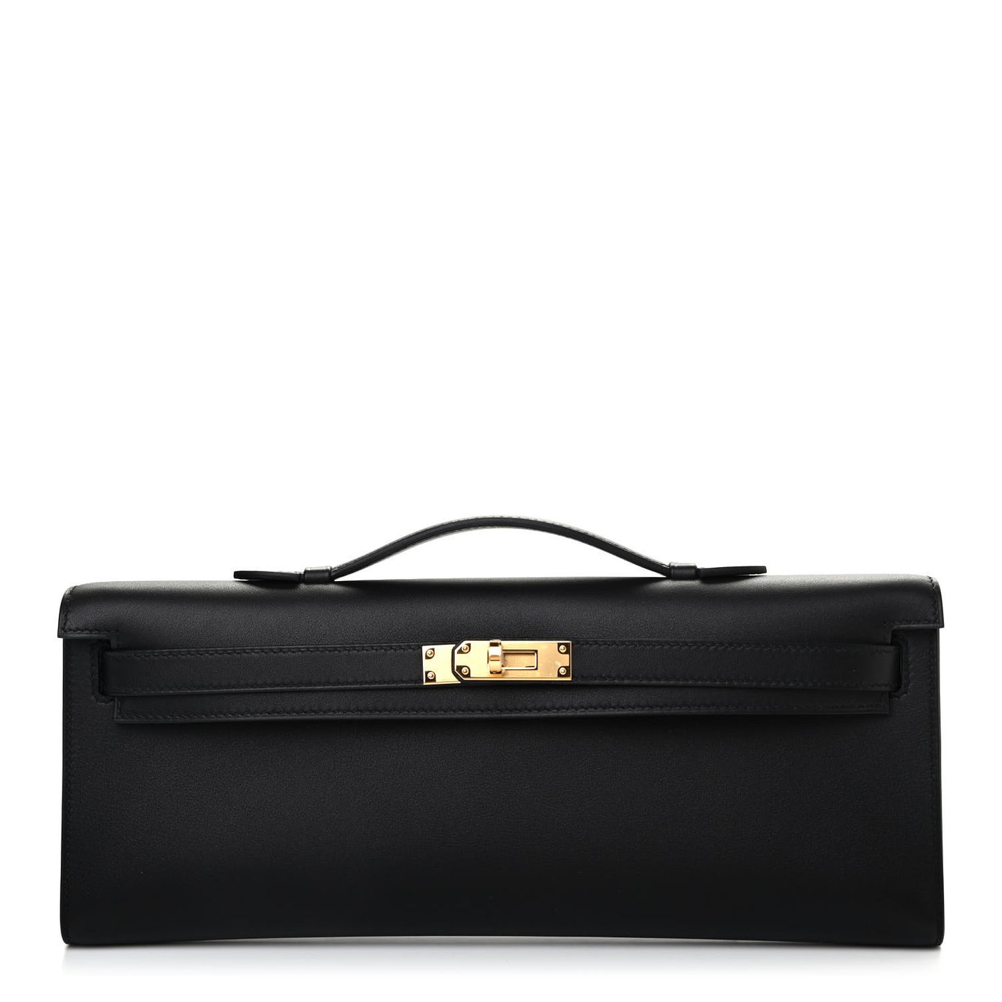 Swift Kelly Cut Clutch Pochette Black
