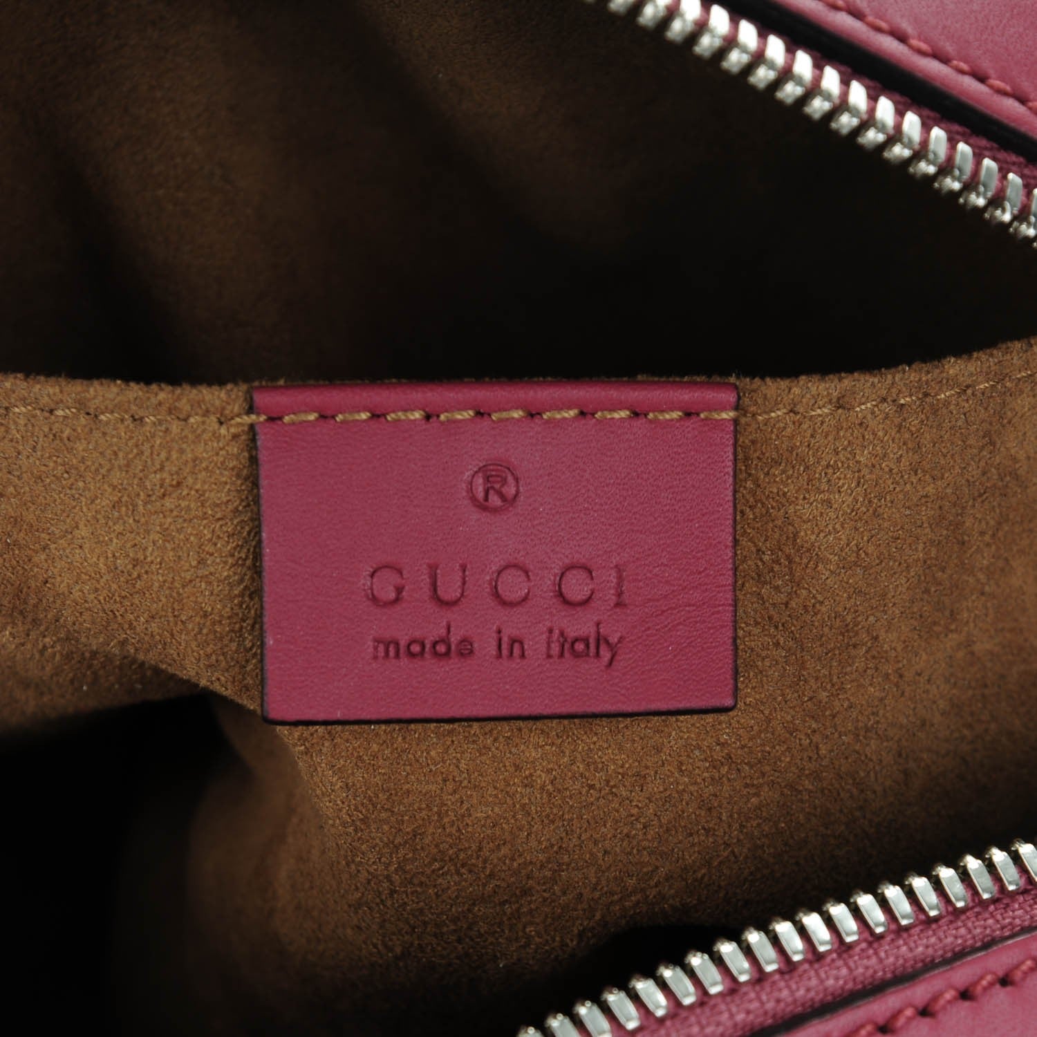 Gucci GG Supreme Monogram Blooms Mini Chain Shoulder Bag Beige Multicolor Dry Rose 6 of 7