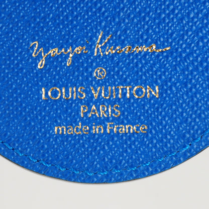Louis Vuitton Monogram Kusama Pumpkin Dots Key Ring Blue 6 of 10