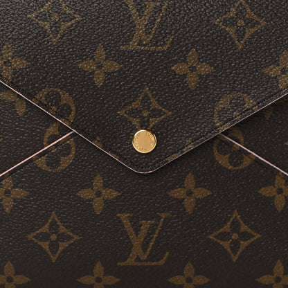 Louis Vuitton Monogram Large Kirigami Pochette Insert Rose Ballerine 7 of 9