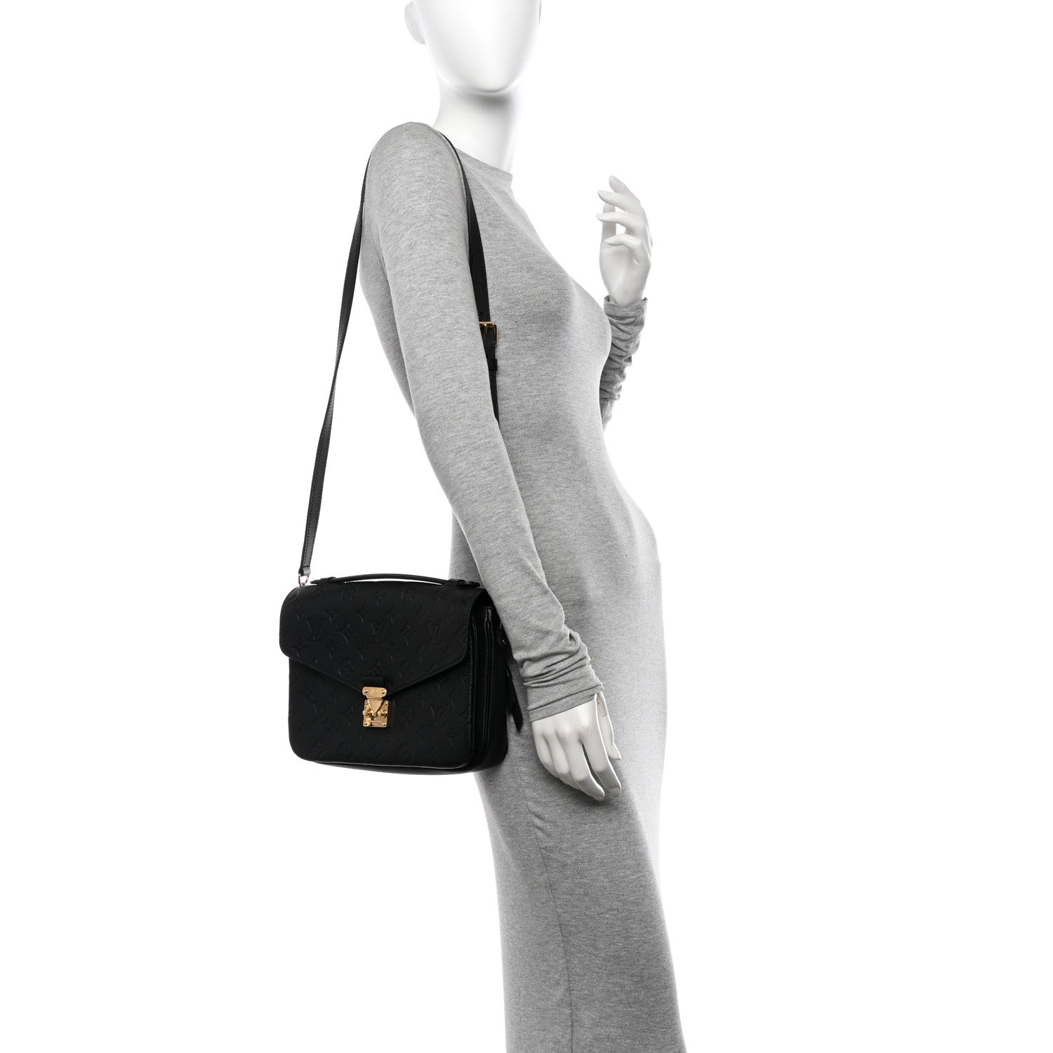 Louis Vuitton Empreinte Pochette Metis Black 2 of 9