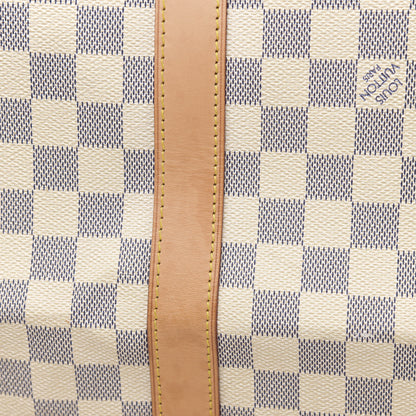 Louis Vuitton Damier Azur Keepall Bandouliere 55 12 of 16