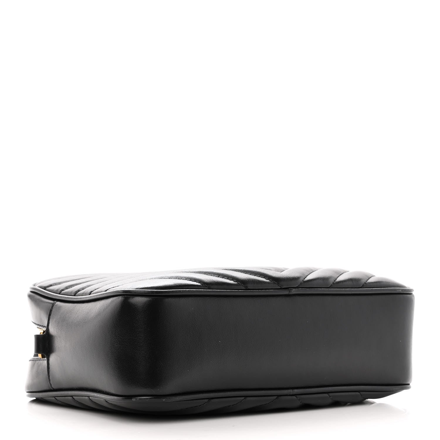 Saint Laurent Calfskin Matelasse Monogram Lou Camera Bag Black 4 of 11