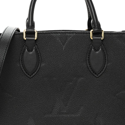 Louis Vuitton LOUIS VUITTON Empreinte Monogram Giant Onthego PM Black 7 of 9