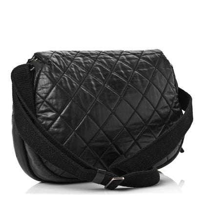 Chanel Nylon Quilted Coco Cocoon Messenger Black 3 of 13
