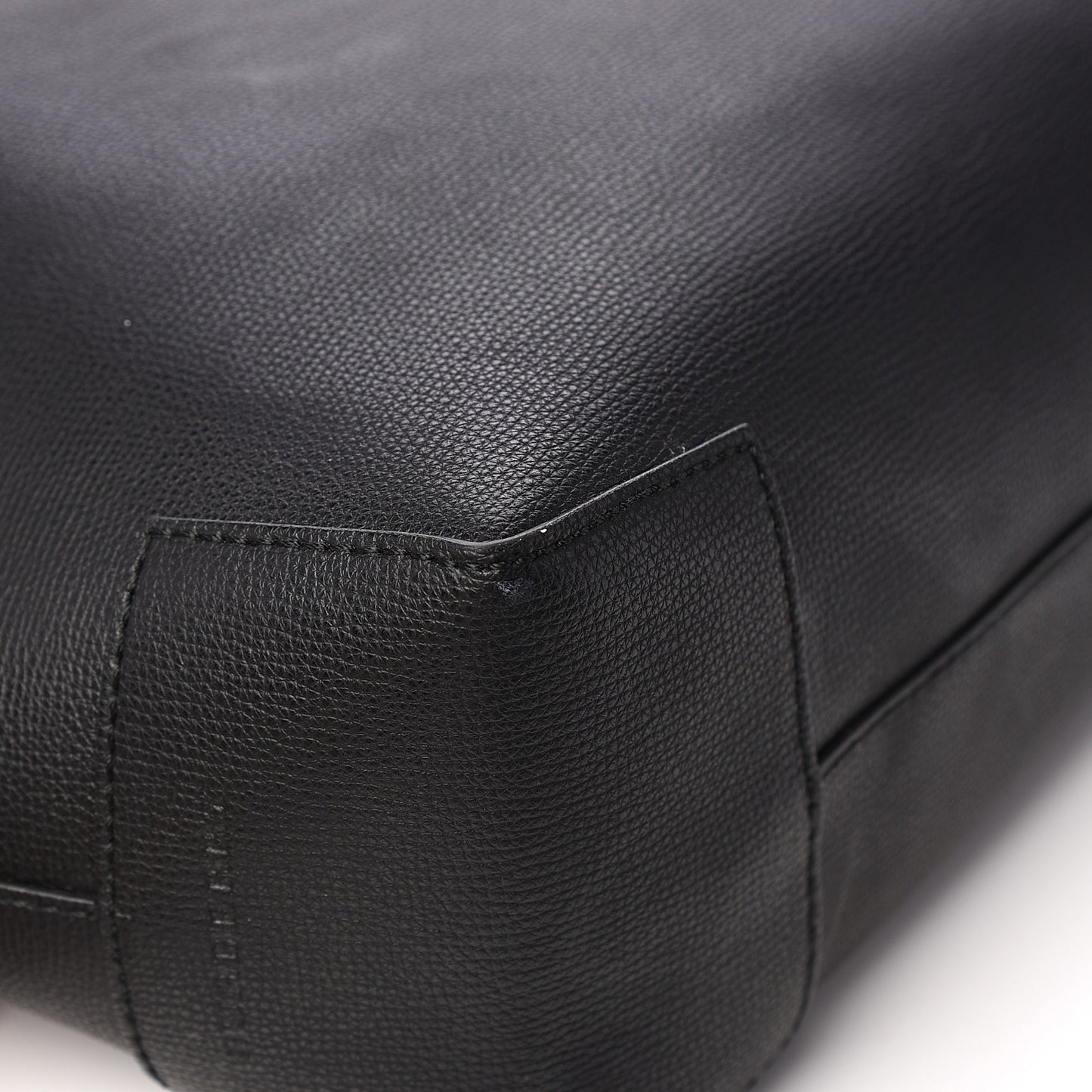 Calfskin Crest Embossed Small Tote Black