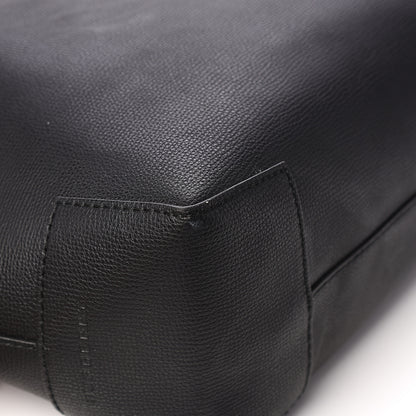 Burberry Calfskin Crest Embossed Small Tote Black 9 of 13