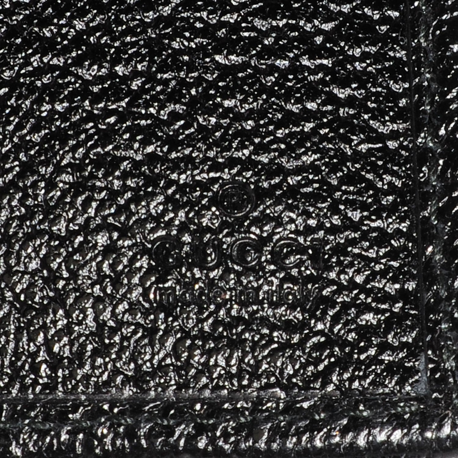 Gucci Monogram Ladies Web Continental Wallet Black 5 of 7