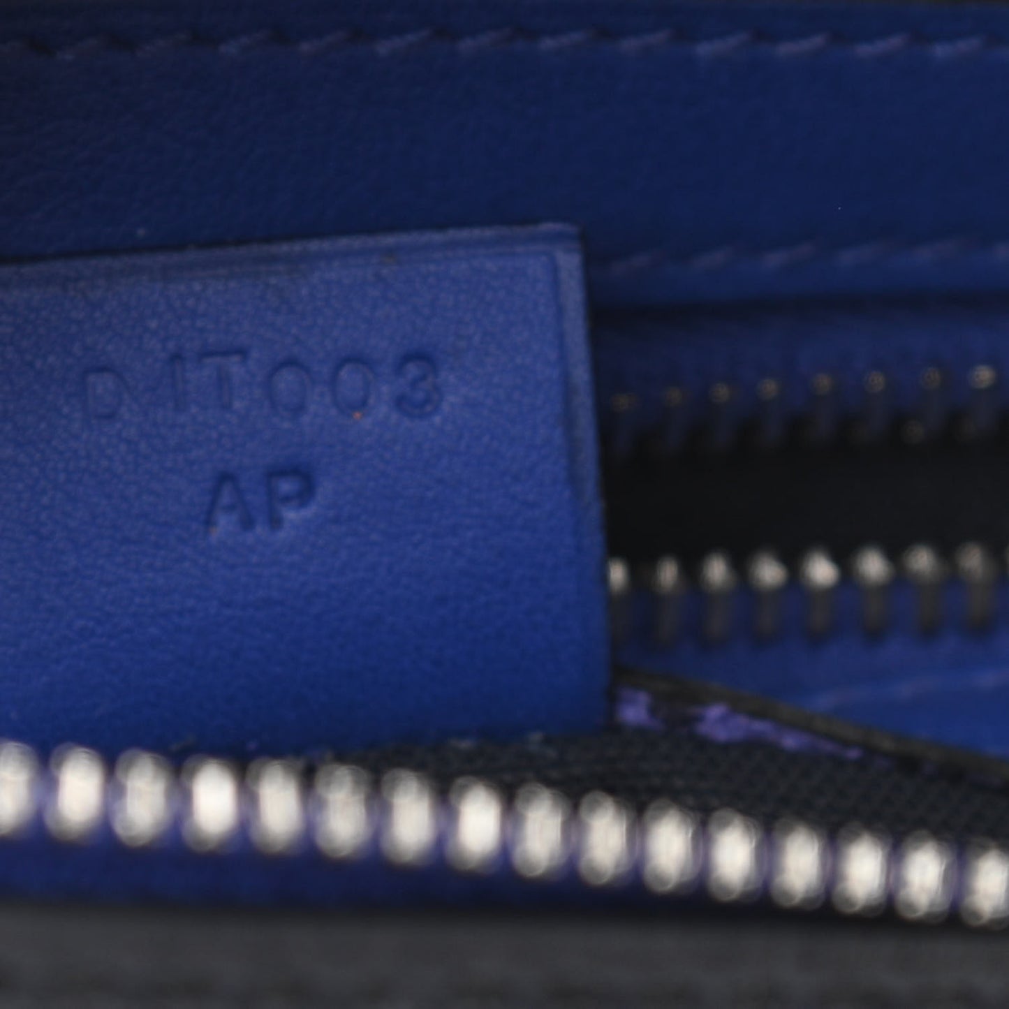 Taurillon Cristobal Cityslide Belt Bag Bleu Indigo Bleu Electrique
