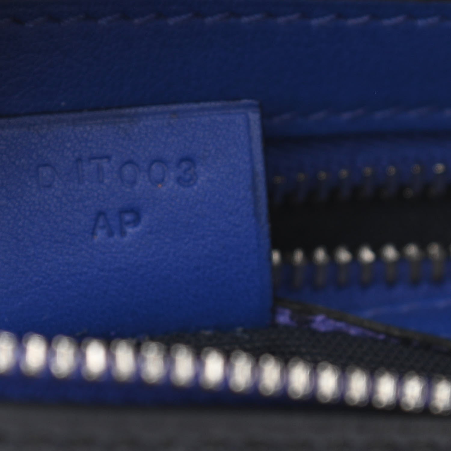 Hermes Taurillon Cristobal Cityslide Belt Bag Bleu Indigo Bleu Electrique 7 of 12