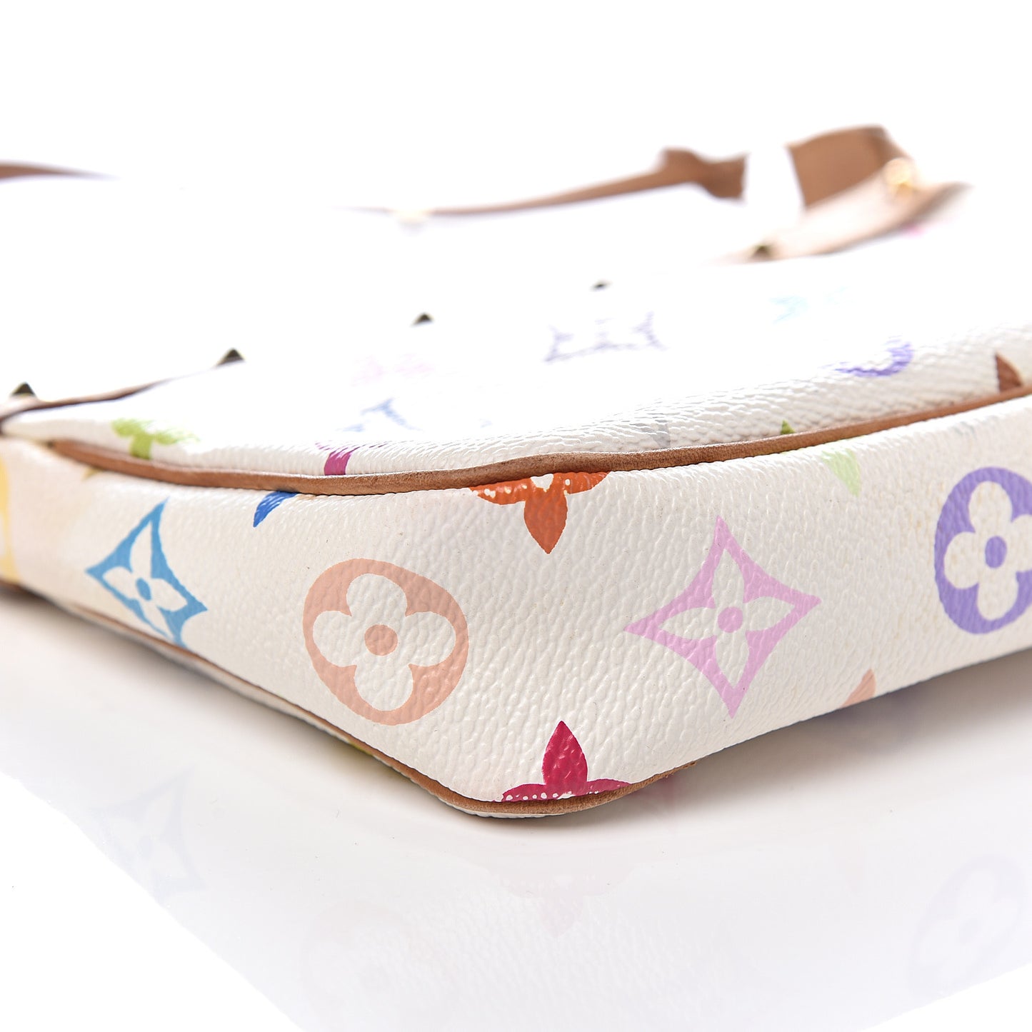 Monogram Multicolor Pochette Accessories White