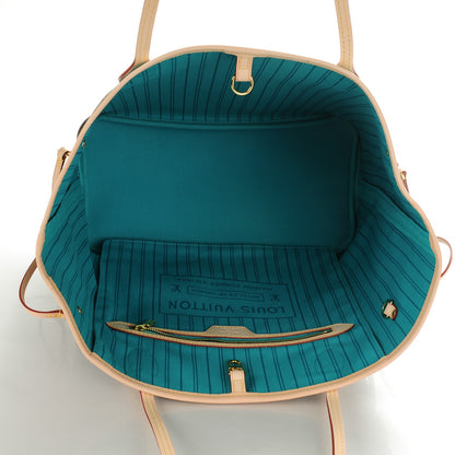 Louis Vuitton Monogram V Neverfull MM Turquoise 6 of 9