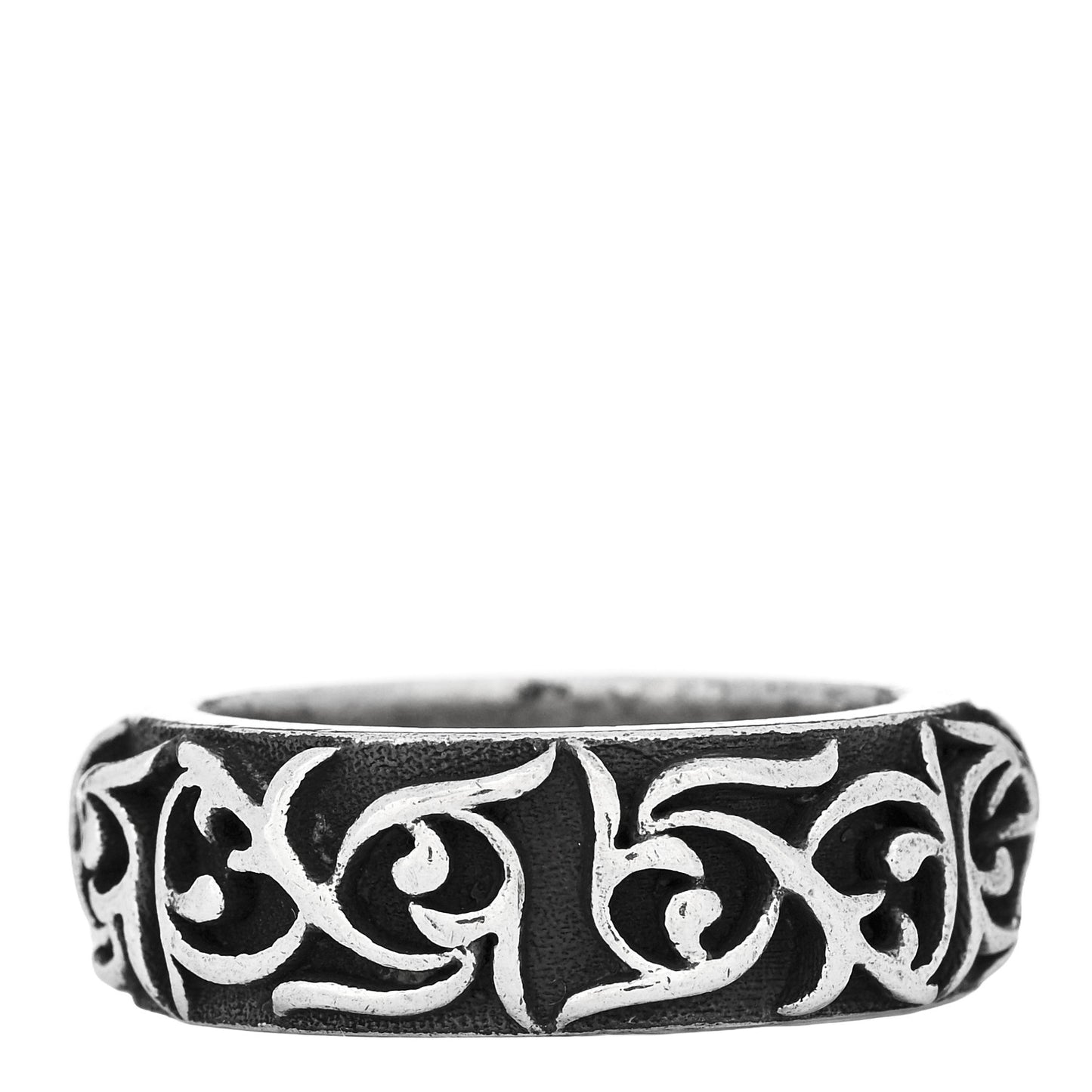 Sterling Silver Vine Band Ring 57 8