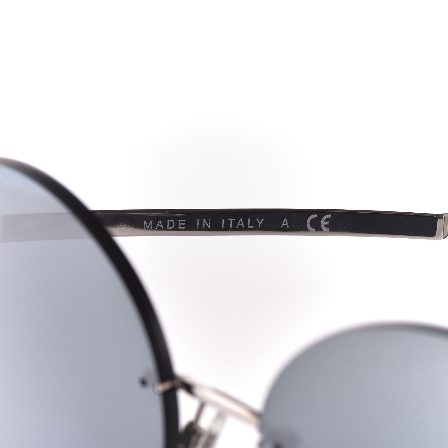 Chanel Metal Rimless Round Sunglasses 4216 Silver 7 of 8