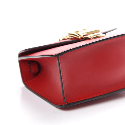Gucci Calfskin Mini Sylvie Top Handle Bag Hibiscus Red 4 of 9