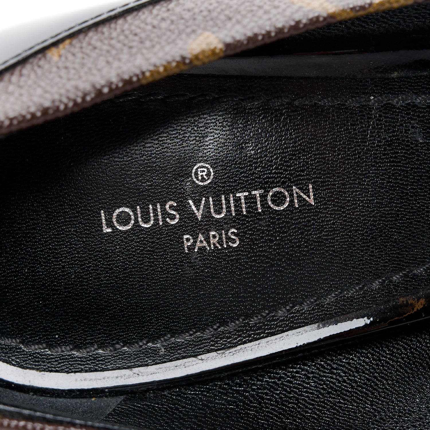 Louis Vuitton Monogram Cherie Pumps 38 Black 7 of 9
