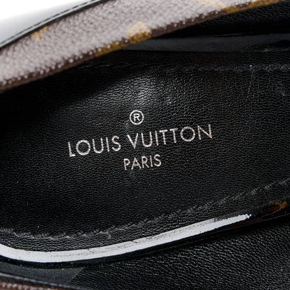 Louis Vuitton Monogram Cherie Pumps 38 Black 7 of 9