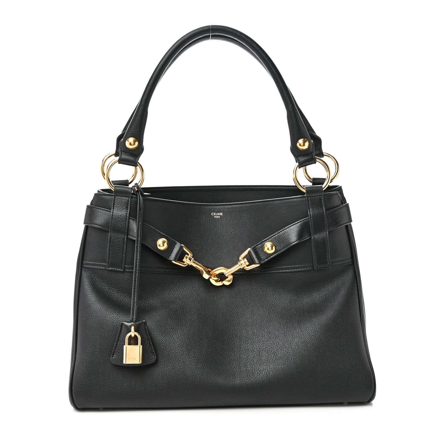 Celine Supple Calfskin Medium Annabel Black 1 of 9