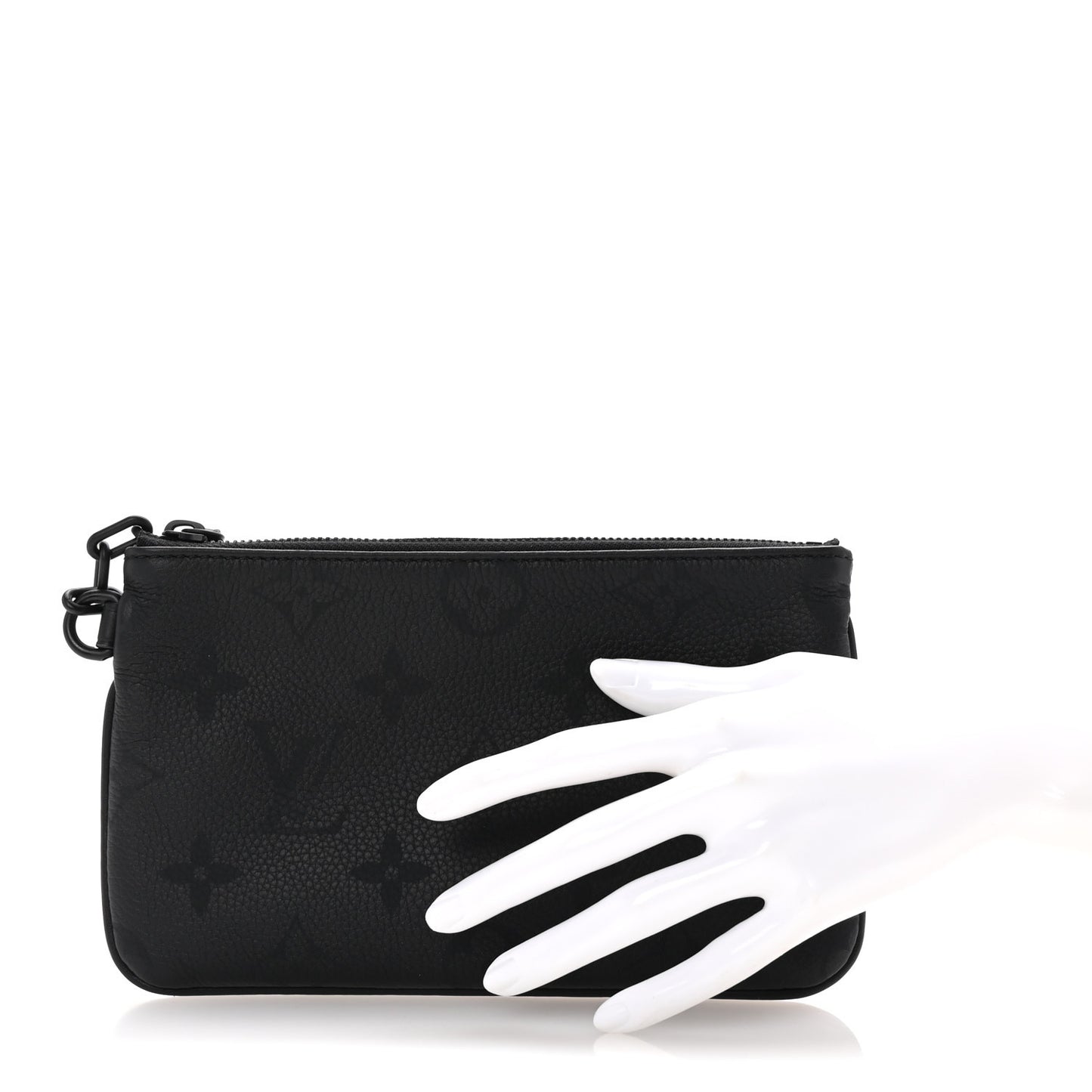 Calfskin Monogram Speedy P9 Bandouliere 40 Pochette Ultra Black