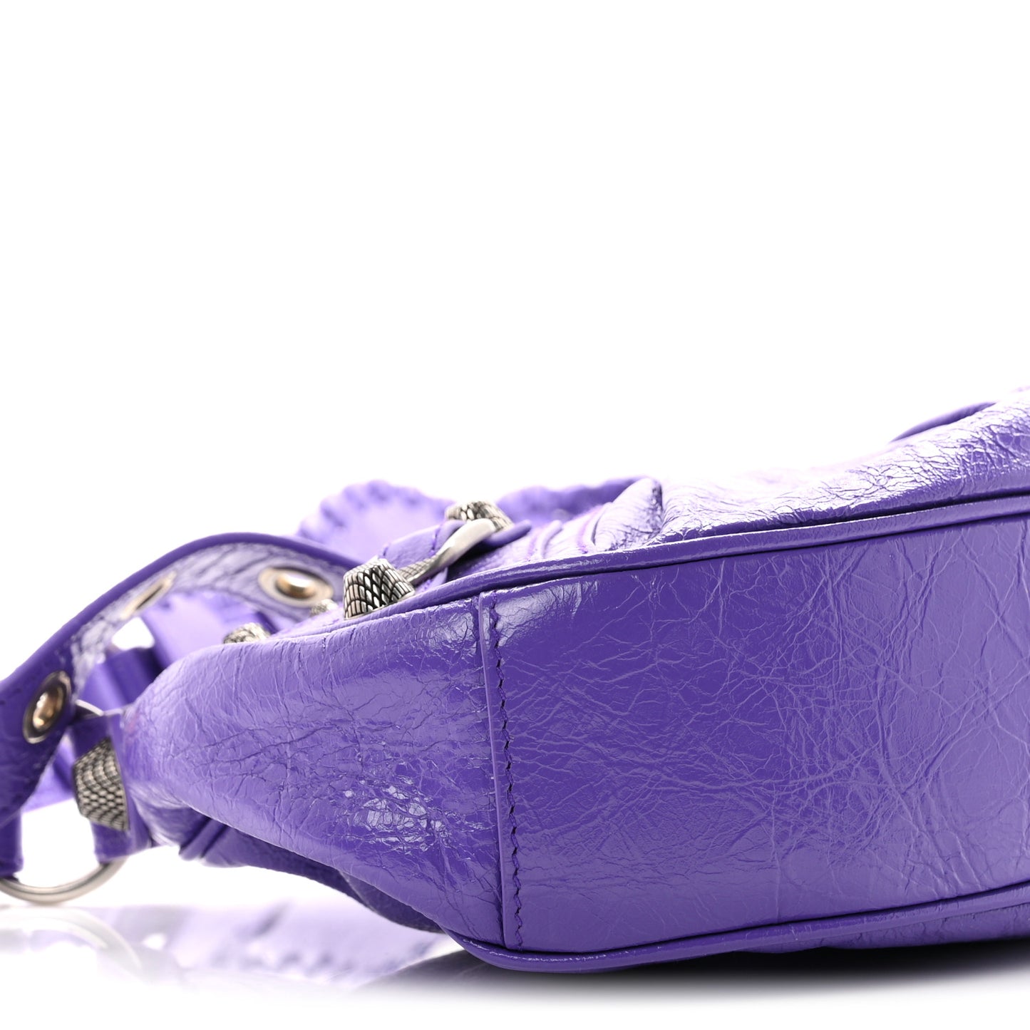 Agneau Arena Le Cagole Shoulder Bag XS Purple