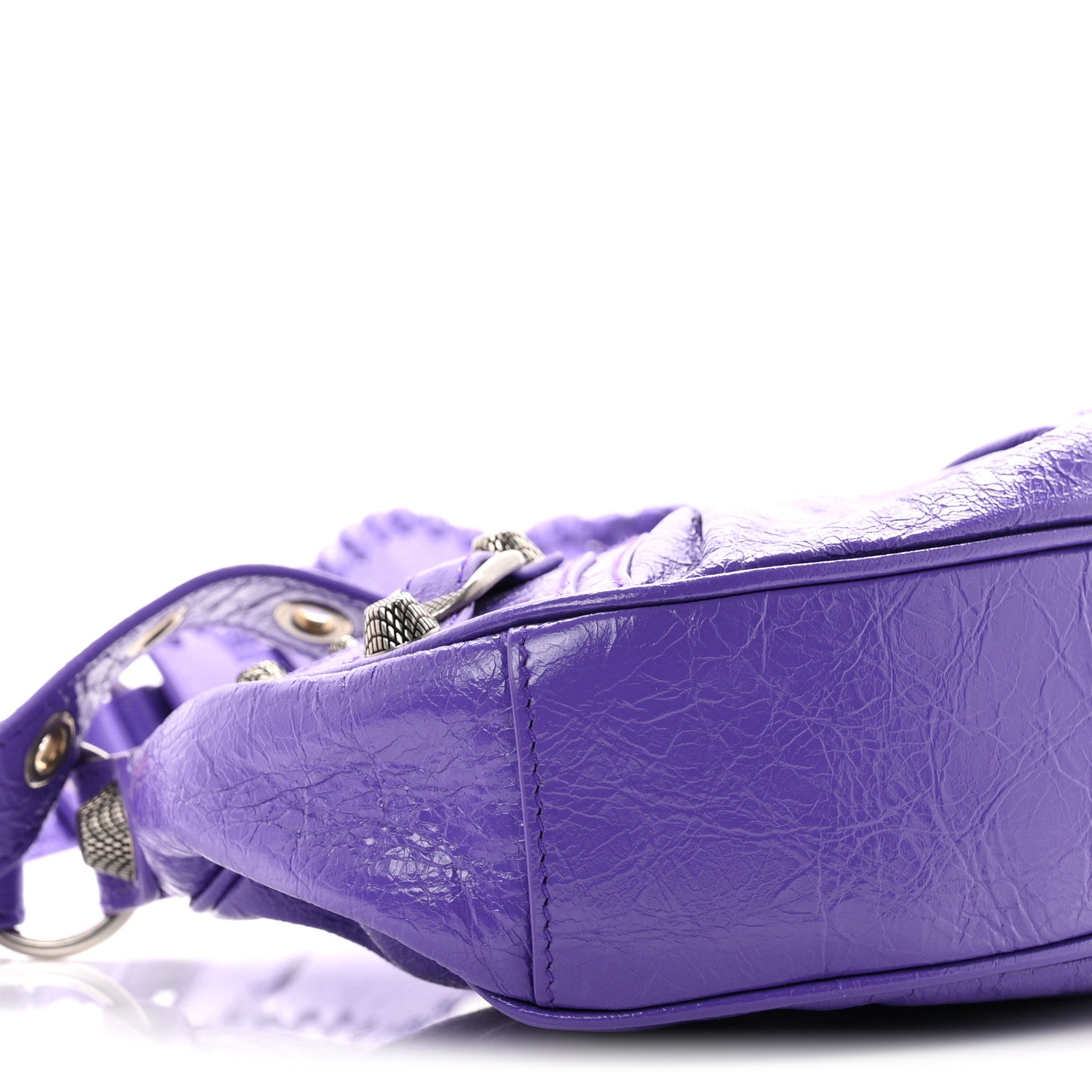 Balenciaga Agneau Arena Le Cagole Shoulder Bag XS Purple 10 of 11