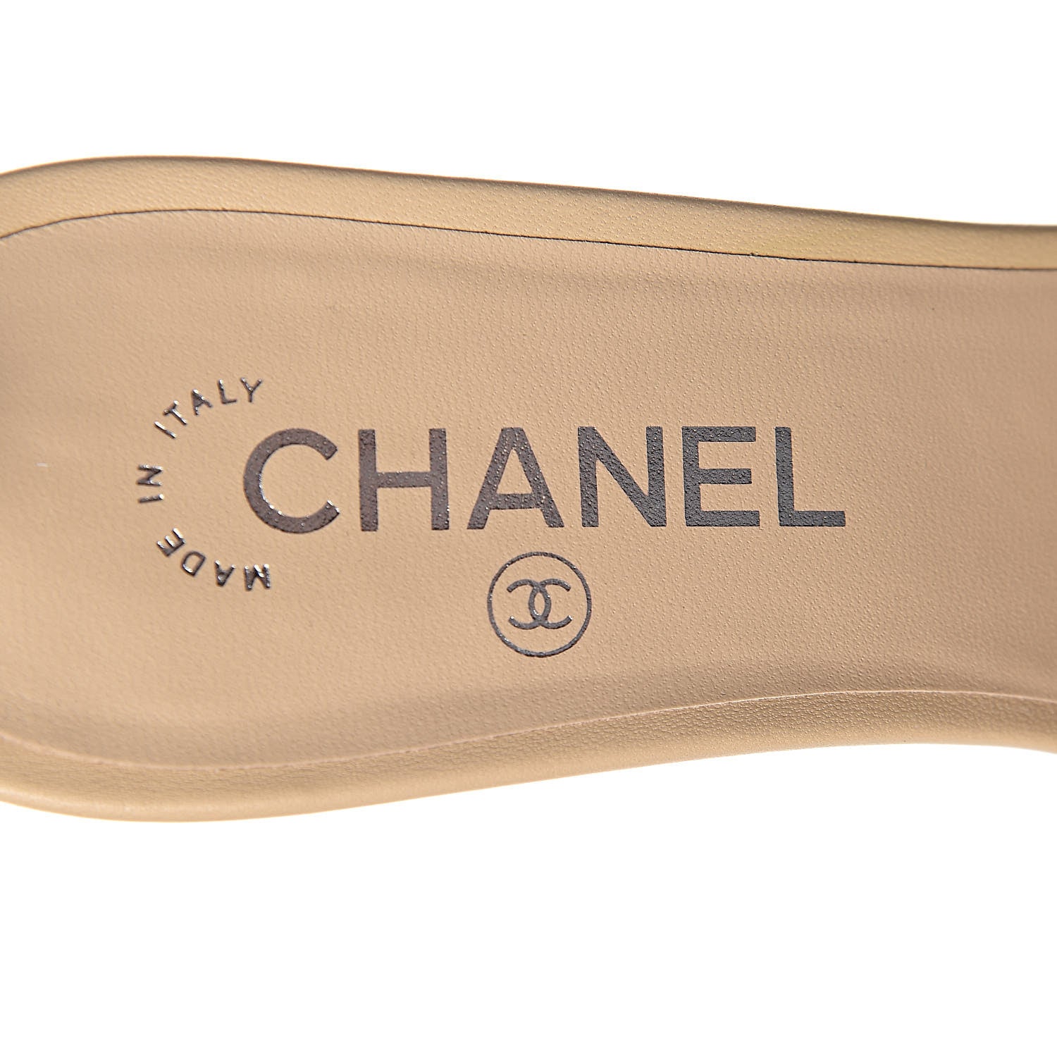 Chanel Lambskin PVC Mule 41.5 Transparent Beige 6 of 8